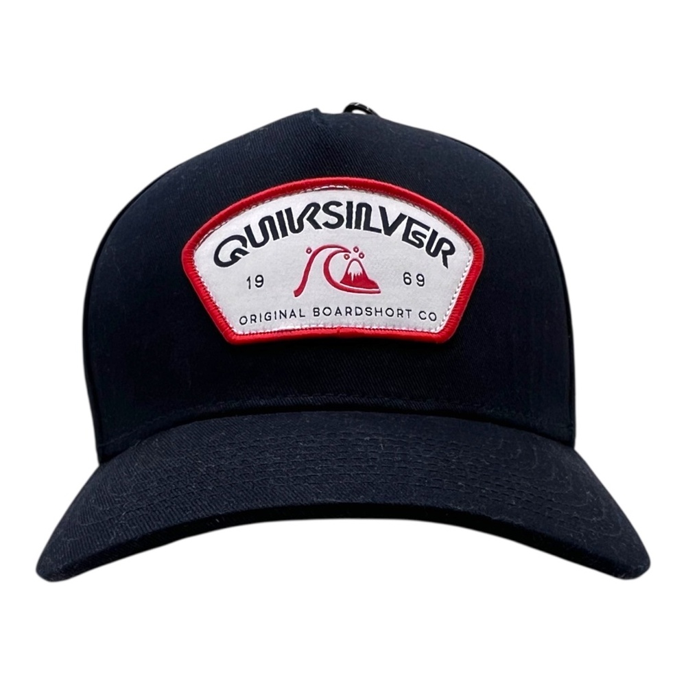 Quiksilver Men's Authentic Snapback Hat Adjustable Cap (NAVY)